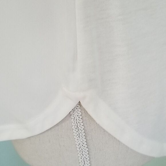 Ann Taylor Loft Crocheted long sleeve Top, SP - Picture 5 of 8